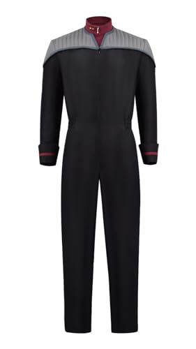 Nciotazm Adult Star Series Costume Mens Resurgence Series Command Science and Operations Cosplay Uniform Outfit (Red X-Large)