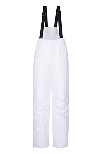 Mountain Warehouse Moon Womens Ski Pants - Snowproof Suspenders White 10 #TOP19
