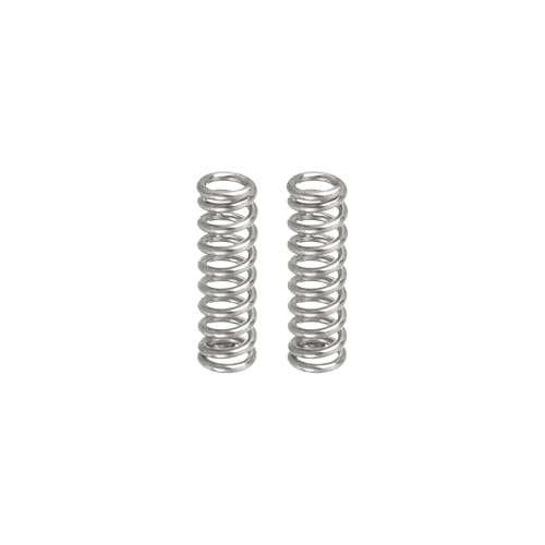 uxcell 2Pcs Compression Springs, 0.5mm Wire Dia. x 3mm OD x 10mm Length