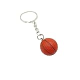 REPALY 2 Piezas De Fútbol, Baloncesto, Rugby, Llavero, Bolso, Colgante, Adorno De Balón, Rojo A Llavero