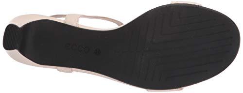 Ecco Women's Shape Sleek Ankle Strap Heeled Sandal, Limestone, 10-10.5 #TOP3