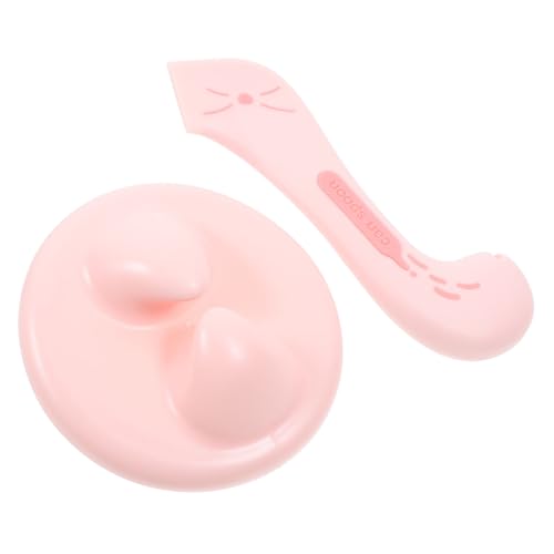FONDOTIN 1set Pet Can Lids Reusable Cat Food Covers TPR Material Pet Food Can Opener Scoop