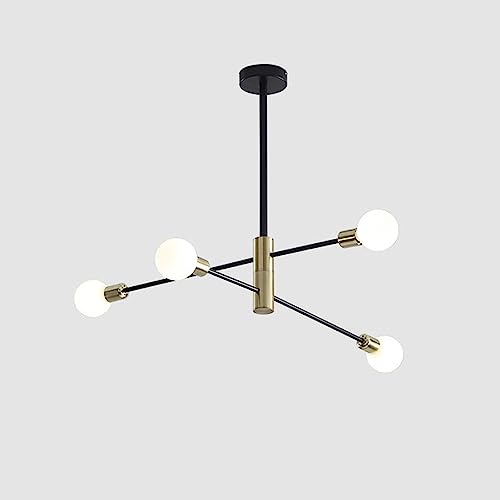 Plafonnier moderne LED en fer à intensité idéale pour séjour