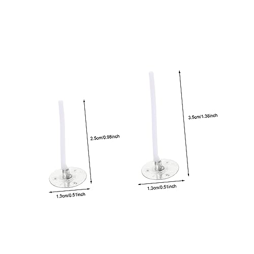 240 mechas para velas de aluminio de 1.38 pulgadas miniatura 2