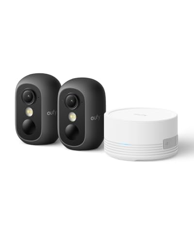 eufy Security eufy Security eufyCam C35 2-Cam Kit, Wireless Indoor/Outdoor Camera