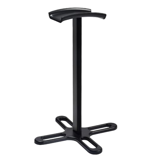 Robusto supporto per cuffie in lega di alluminio con base antiscivolo compatibilità per cuffie over-ear e supporto per cuffie da tavolo per casa ufficio