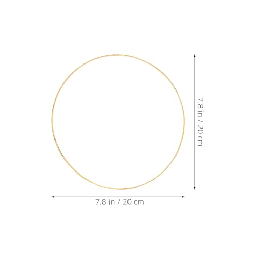 Cercles Dorés pour Attrape-rêves et Décorations Murales Bohèmes - 3