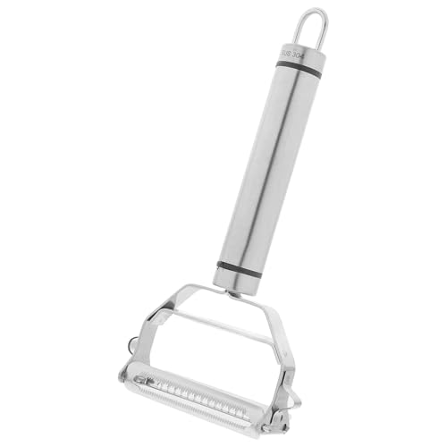 Zerodeko �X�e�����X����؃V�����b�_�[ 3-in-1�s�[���[ �L�b�`���p�}���`�s�[���[ ���@�\ ��ނ��� �V���o�[ �T�C�Y8.3×17.2cm �ƒ�p�ɍœK ��؃j���W���Ή�