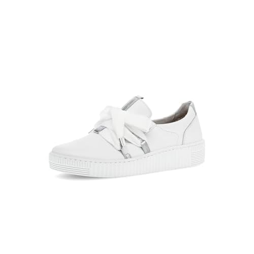 Gabor Damen Sneaker, Frauen Low-Top Sneaker,Comfort-Mehrweite,Reißverschluss,Optifit- Wechselfußbett, Woman Halbschuhe Low-top,rost,38 EU / 5 UK 2 Gabor Damen Low Top Sneaker, Frauen Halbschuhe,lose Einlage,Best Fitting,schnürschuhe,schnürer,Plateausohle,Weiss/Silber (Ice),39 EU / 6 UK
