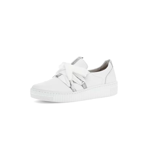 Gabor Damen Sneaker, Frauen Low-Top Sneaker,Comfort-Mehrweite,Reißverschluss,Optifit- Wechselfußbett, Woman Halbschuhe Low-top,rost,38 EU / 5 UK 3 Gabor Damen Low Top Sneaker, Frauen Halbschuhe,lose Einlage,Best Fitting,schnürschuhe,schnürer,Plateausohle,Weiss/Silber (Ice),39 EU / 6 UK