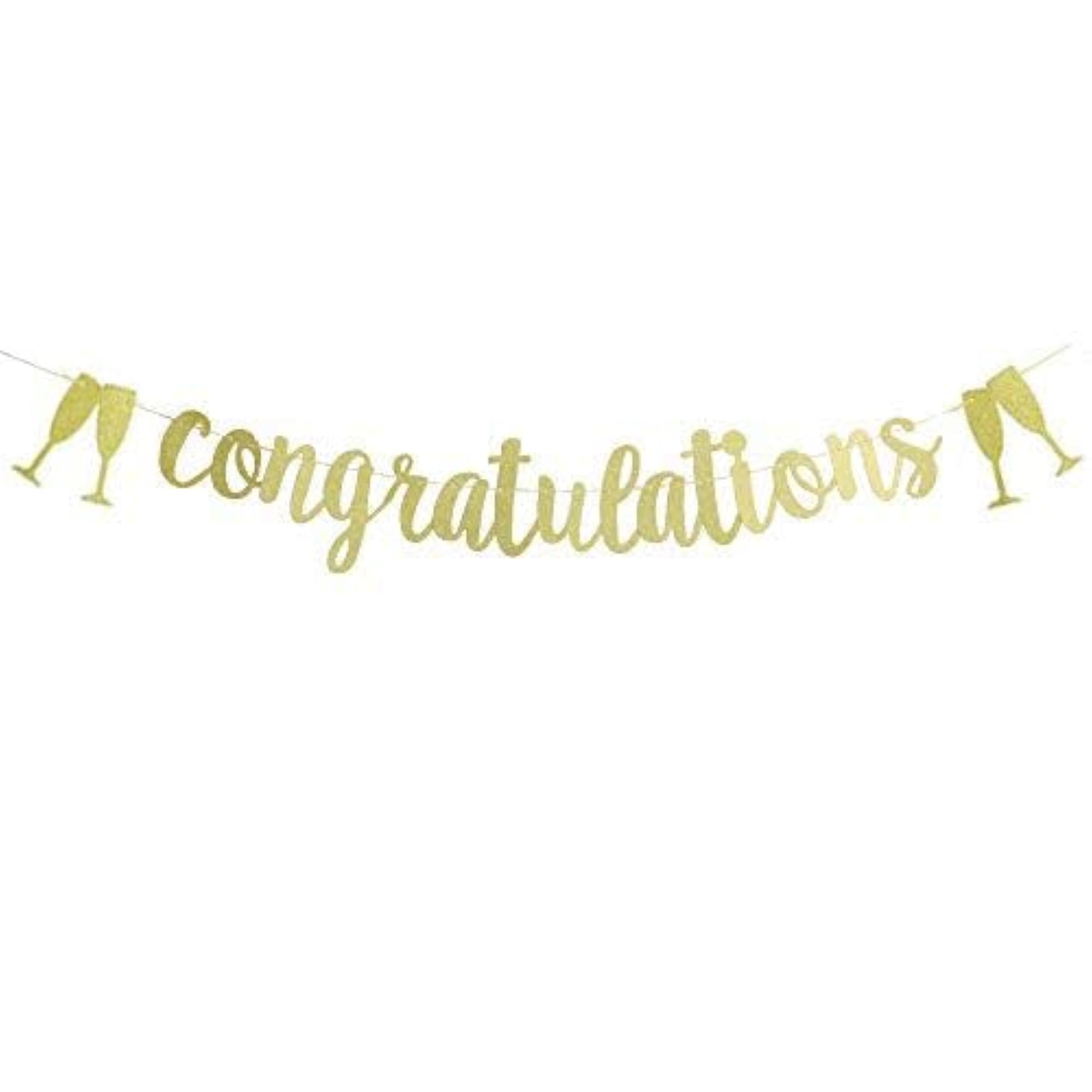 Congratulations Banner for Celebrations