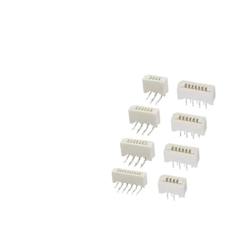 ROYIHOME 10�� 1.25mm FPC/FFC �R�l�N�^ LCD �t���L�V�u�� �t���b�g �P�[�u�� �\�P�b�g ���� 4/5/6/7/8/9/10/11/12/14/16/18/20/22/24/26/28/30/32 �s�� (�J�[�u�j�[�h���A15�s