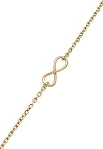 Zinello Design Infinity Armband Goud - 316L Roestvrij Staal Hypoallergeen - Verstelbaar 16 5cm - Symbolisch cadeau met Tas & Inspirerende Boodschap