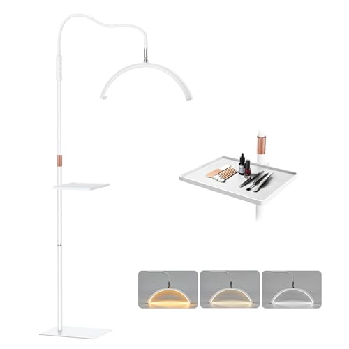 Mznoo Lash Light with Tool Tray, 2500LM Moon Light for Lash Tech, White by Mznoo - Used condition - Image 9