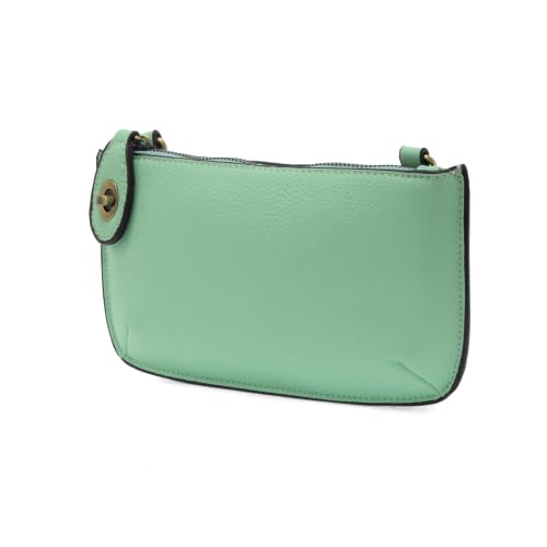 Image of Joy Susan Women's Fashion Purse Mini Crossbody Wristlet Clutch Hand Bag - Hint of Mint