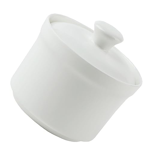 Cabilock Simple Ceramic Stew Pot with Lid Food Container for Soup Stews Kitchen Supply Easy to Clean Store for Home Use Food Serving -  S4IH094U7222T2Q17GVABK