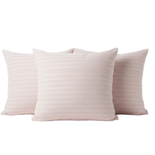 Image of Hotel Quality Premium Fibre Cushions | Cushion 16 inch x 16 inch | Pillow,Cushion,Cushions for, Cushion Pillow,Pillow,Cushions for Bed (Baby-Pink, 3)
