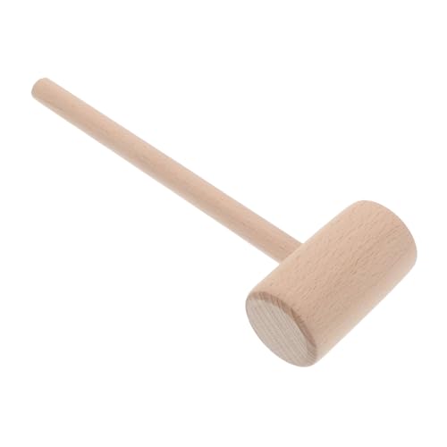 Milisten Beech Leather Hammer Wooden Mallets for DIY Leather Crafts Mallet Woodworking and Crafting Home Projects Supplies