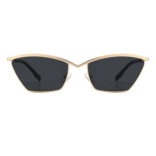Metal Retro Sunglasses For Ladies Fashion Cat Eye Sunscreen Suneyeglass Beach Protection Vacation4