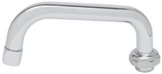 T&S Brass 5SP-06 Nozzle with Swing, 6-Inch Length and 3/4-27 Un Laminar Outlet