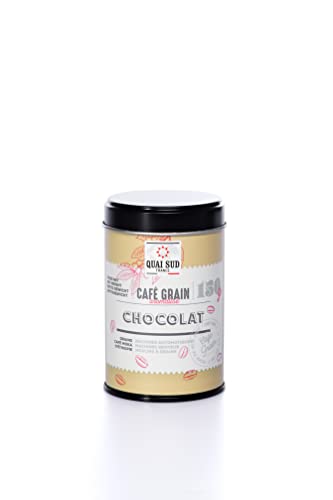 QUAI SUD - QUAI SUD Cafe en Grains Aromatisé | 150g | Saveur Chocolat