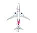 Flight Miniatures Delta (07-Cur) BCRF 767-400 1:200 Scale - Plastic Snap-Fit Model Airplane - Collectible Replica of Delta Airlines Model Boeing Aircraft - Part #ABO-76740H-009