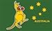 Boxing Kangaroo 3'x5' Polyester Flag