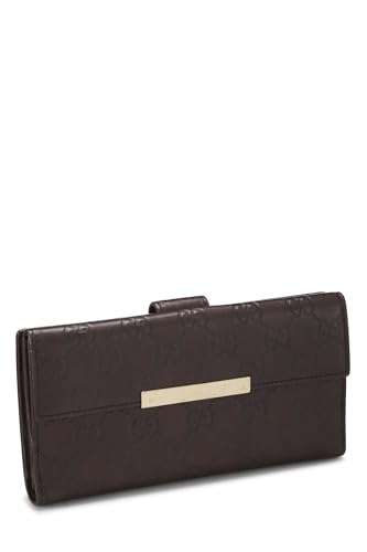 Pre-Loved Brown Guccissima Continental Wallet, Brown2