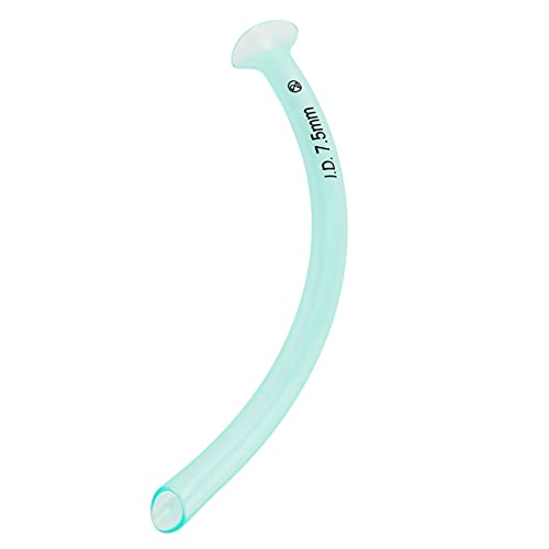 Nasal Pharyngeal Duct Nasopharyngeal Airway Tube, Nasopharyngeal Airway Respiration Flow Meters Nasal Oral Airway Duct Oral Tube Green (7.5#) #TOP7