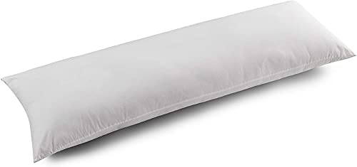 Image of Habitat Ada Ultra Soft Full Body Pillows Insert Breathable Large Bed Pillow for Adults Micro Fiber Long Side Sleeper Pillow for Sleeping (18x54 inch) - White