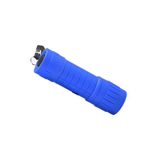 Zymoplas Lampe de poche extérieure portable pour le camping et la randonnée lampe de poche LED ABS ensemble torche matériaux haute qualité, Bleu