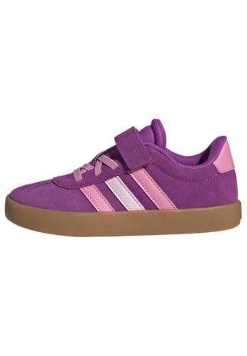 Image of adidas Kids' VL Court 3.0 Elastic Lace & Strap Shoe
