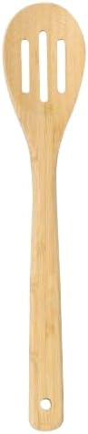 "BAMBOU & CO" CUILLERE RAINUREE EN BAMBOU 31,5CM