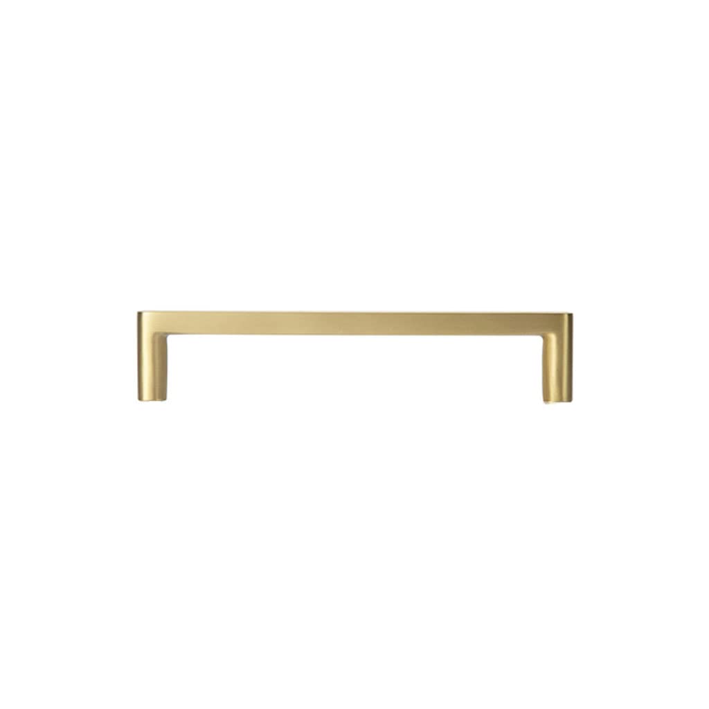 HTTGDGDH Closet Door Knobs Brass Cupboard Dresser Knob Nordic Copper Cabinet Drawer Pulls Furniture Handle Gate Handle Gold,E-128mm