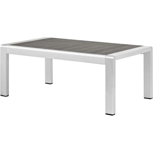 Oakestry Aluminum Outdoor Loveseat Modern Patio Seating with Weather-Resistant Cushions