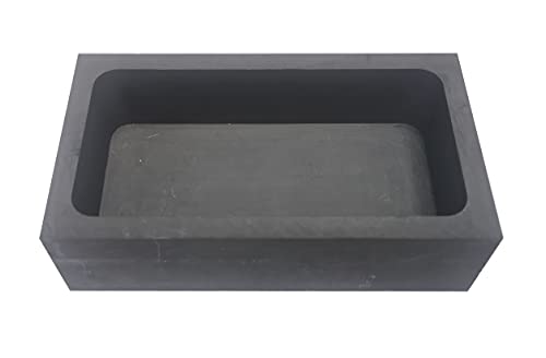 LLF Gold Silver Graphite Ingot Mold Mould Crucible for Melting Casting Refining (180x100x50MM(9.5kg Gold / 5kg Silver)) by LLF - Used condition - US$44.76