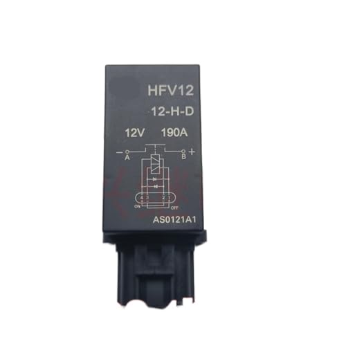 Relais magnétique de puissance 12VDC 190A HFV12/12-HD commutateur batterie