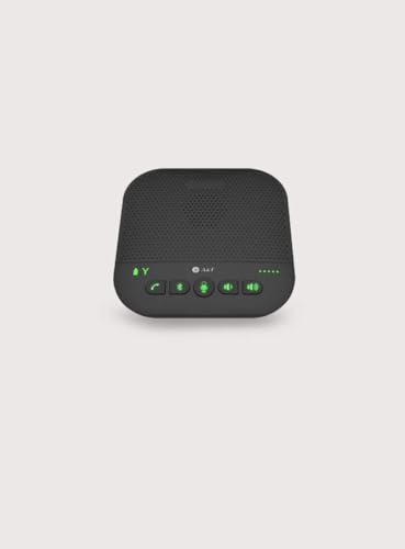 Image of A&T AIR !00 Bluetooth Conference Speaker, Black, Portable with LED Indicators, Professional Audio Device