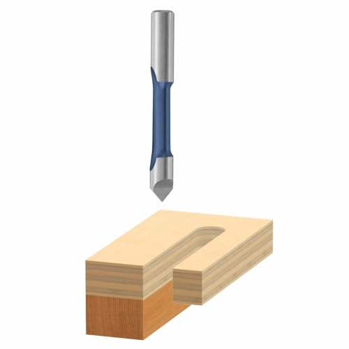 Bosch 85146 1/4 in. x 3/4 in. High Speed Steel 1-Flute Pilot Panel Straight Bit - image 1