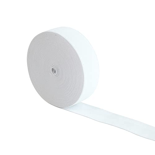 Evyienen Gummiband Weiß 25mm Breit 10 Meter