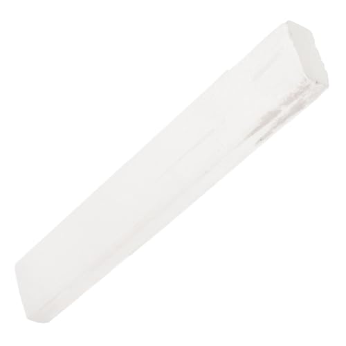 MAGICLULU Selenite Crystal Plate Natural Home Decor Artwork Decor Crafts Selenite Wand Stick Natural Crystal Desktop Decor Desk Topper Crystal Craft Material 1pcs Dining Table Stone White