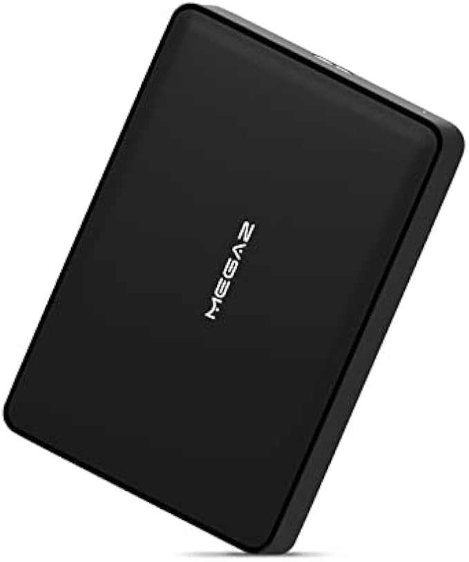 320GB External Hard Drive - MegaZ Backup Slim 2.5'' Portable HDD USB 3.0 for PC, Mac, Laptop, PS4, Xbox one and Chromebook, 3 Year Warranty