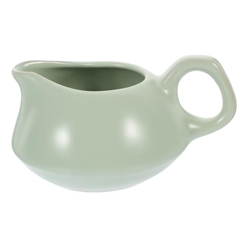 Veemoon Ceramic Milk Jug Sauce Pitcher Handle Small Pitcher for Dipping Sauce Tea