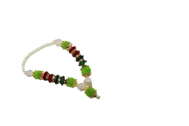 Reliable Combo Pack of Mala Garland for God Idols Moti Mala/Pooja Haar Mala/Kantha Har for God Small Puja Mala/Artificial Moti Pearl Garland/Handmade Moti Mala/Jewellery for God Size 3 Inch 4