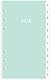 newestor 2026 Wochenplaner Einlage Personal A6, 1 Woche auf 2 Seiten mit Tabs, 9,5x17,1cm