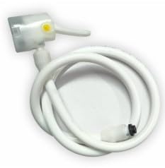 Air Pump Hose with Pressure Lock, 27 Inch, Blue, for Car and Bike