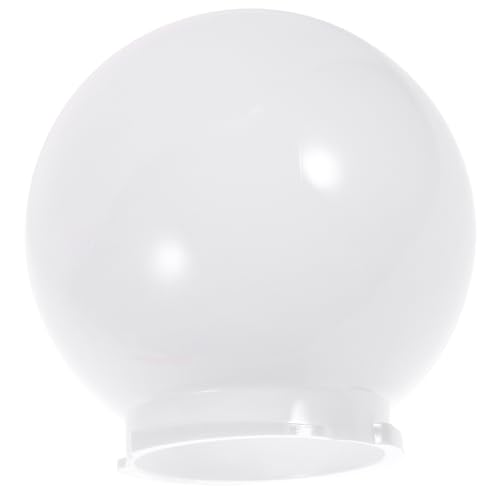 VICASKY Pantalla de Lámpara Esférica Acrílica Opal 5.90In Cubierta Repuesto para Lámpara de Globo Iluminación Exterior Jardín Patio Pasillo