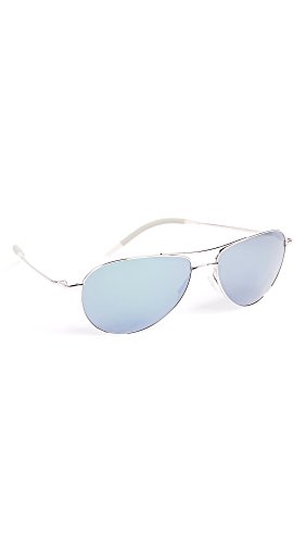 Oliver Peoples Lunettes de Soleil BENEDICT OV 1002S Silver/Chrome Sapphire Vfx 59/16/130 homme