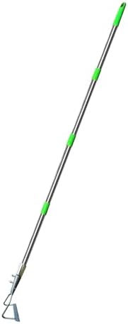 Herramienta de jardín de acero inoxidable con postes ajustables, pala profesional de eliminación de malas hierbas para jardinería al aire libre, herramienta de jardín multifuncional Herramienta de jardín de acero inoxidable con postes ajustables, pala profesional de eliminación de malas hierbas para jardinería al aire libre, herramienta de jardín multifuncional