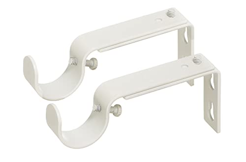 Ivilon Adjustable Brackets for Curtain Rods - for 1 or 1 1/8...